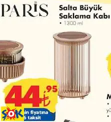 LE PARİS SALTA BÜYÜK SAKLAMA KABI • 1300 ML LE PARİS SALTA BÜYÜK SAKLAMA KABI • 1300 ML